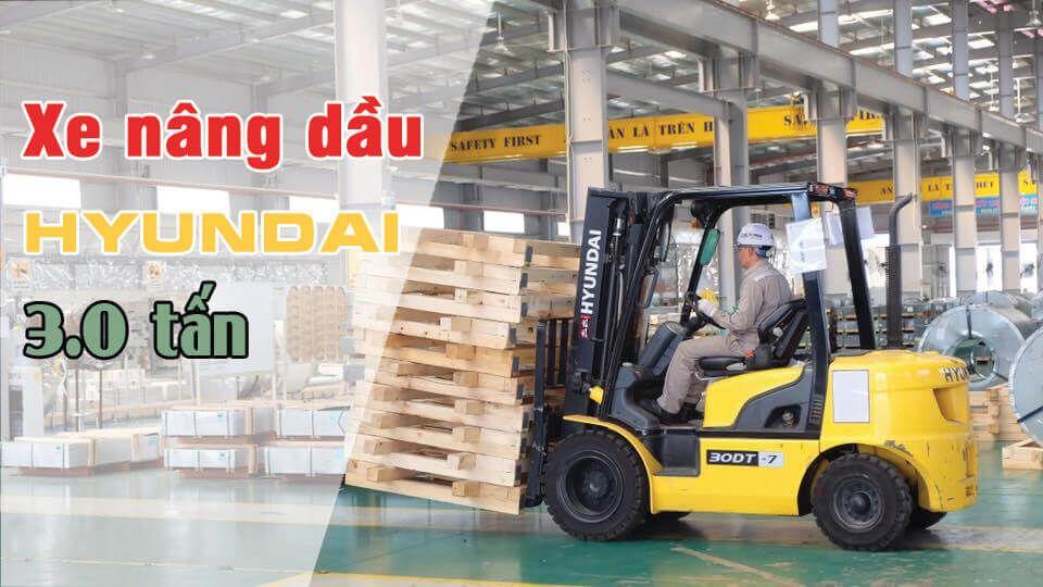 Xe nâng dầu 3 tấn