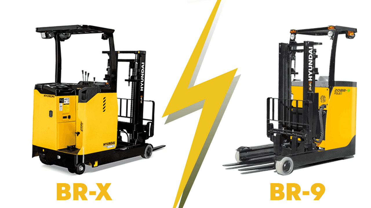 So sánh xe nâng điện đứng lái 2 tấn dòng BR-X ⚡ BR-9 