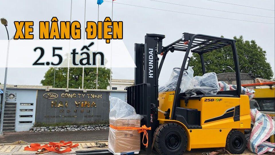 Xe nâng điện 2.5 tấn